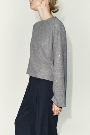 SPARKLY RIBBED JUMPER - Image 3