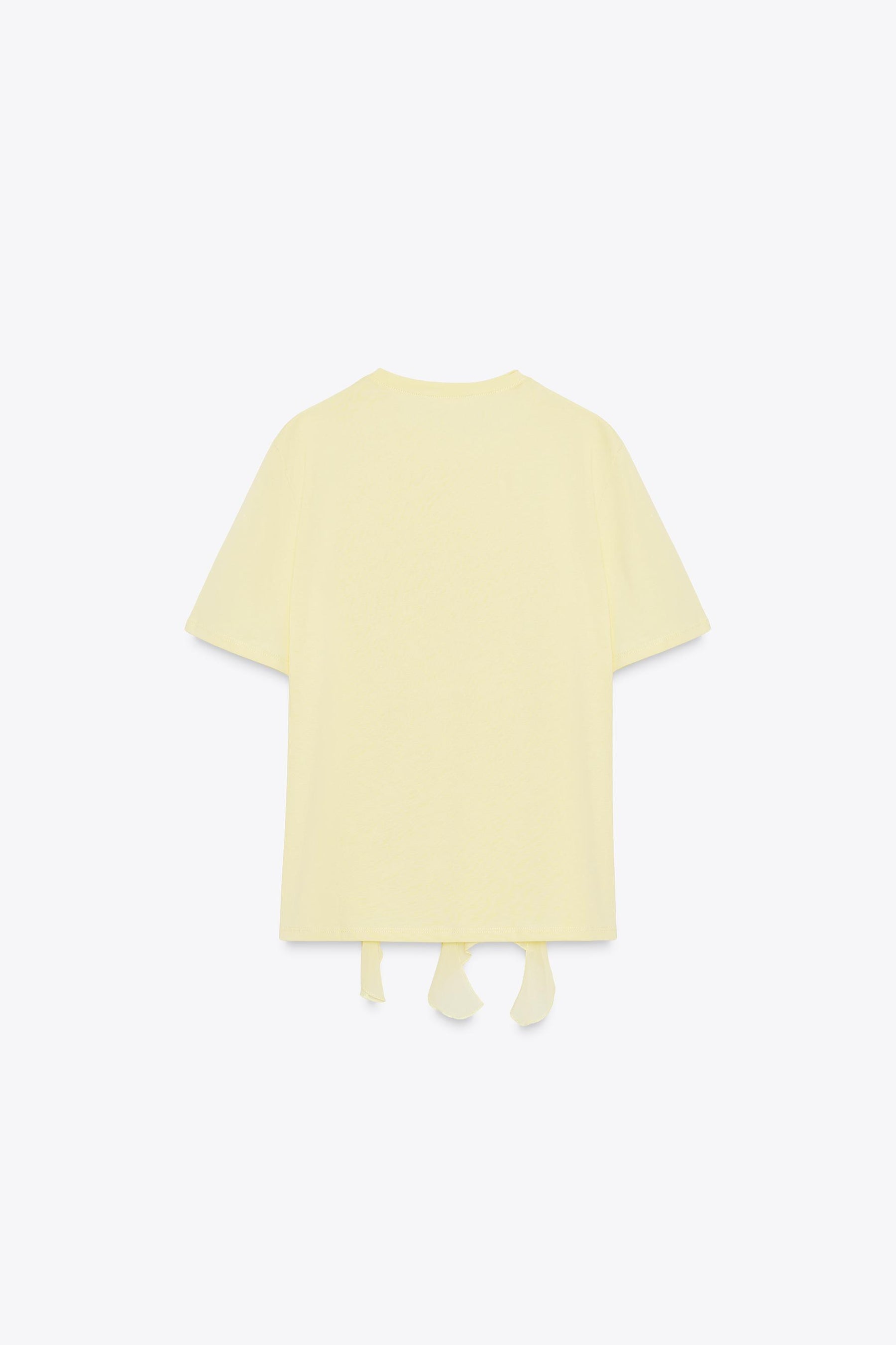 Ruffle-Front T-Shirt