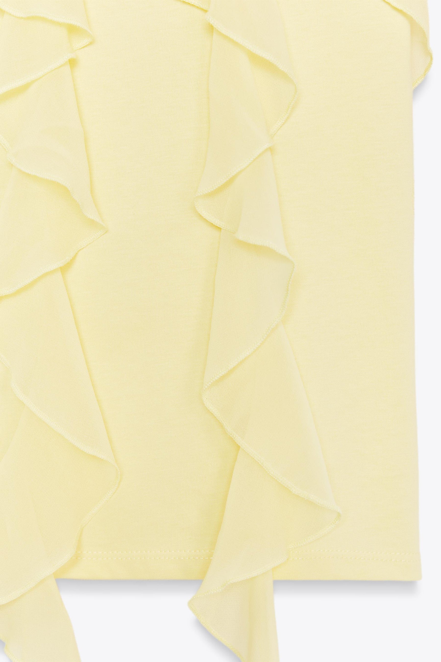 Ruffle-Front T-Shirt