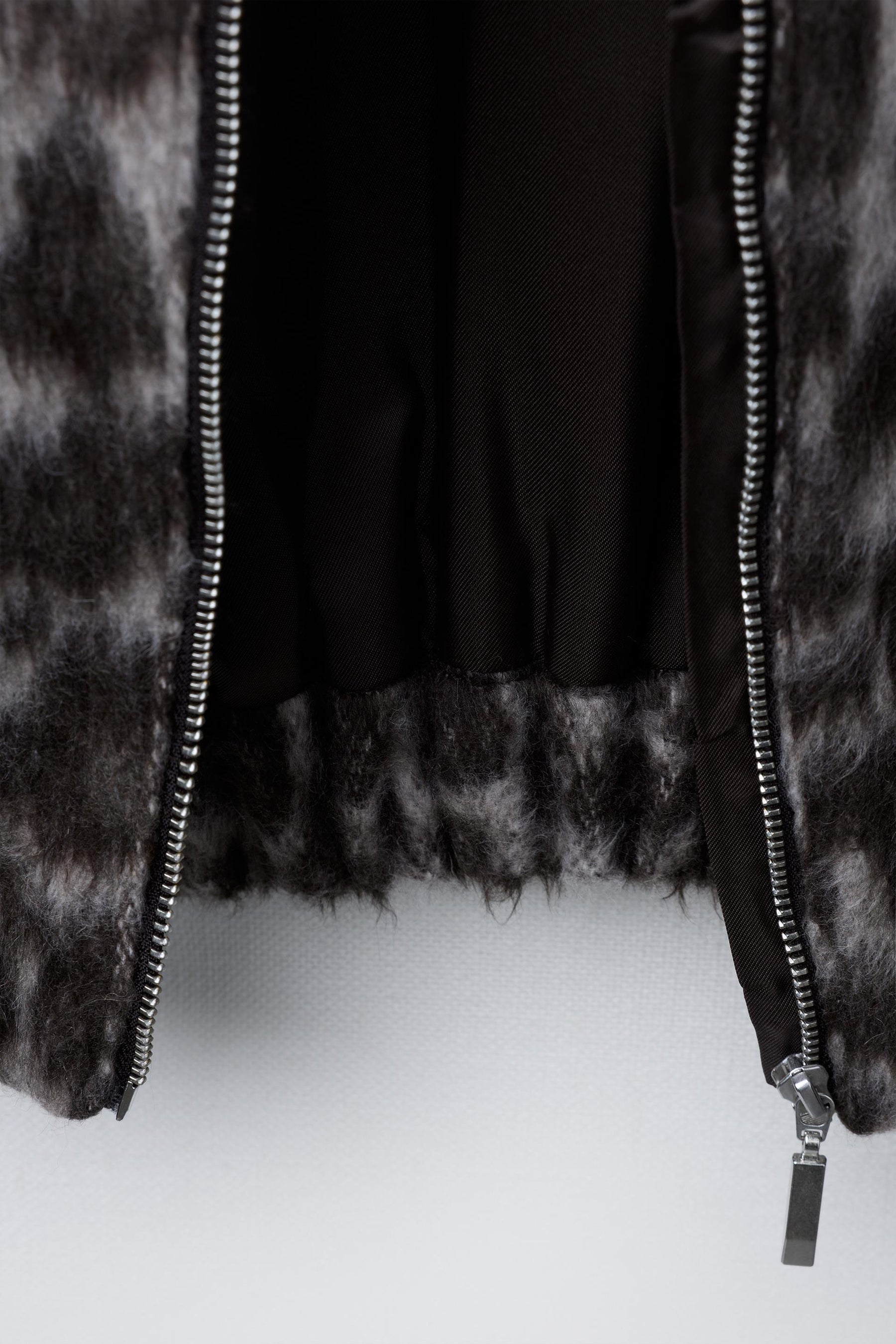 ANIMAL PRINT BOMBER JACKET - Image 8