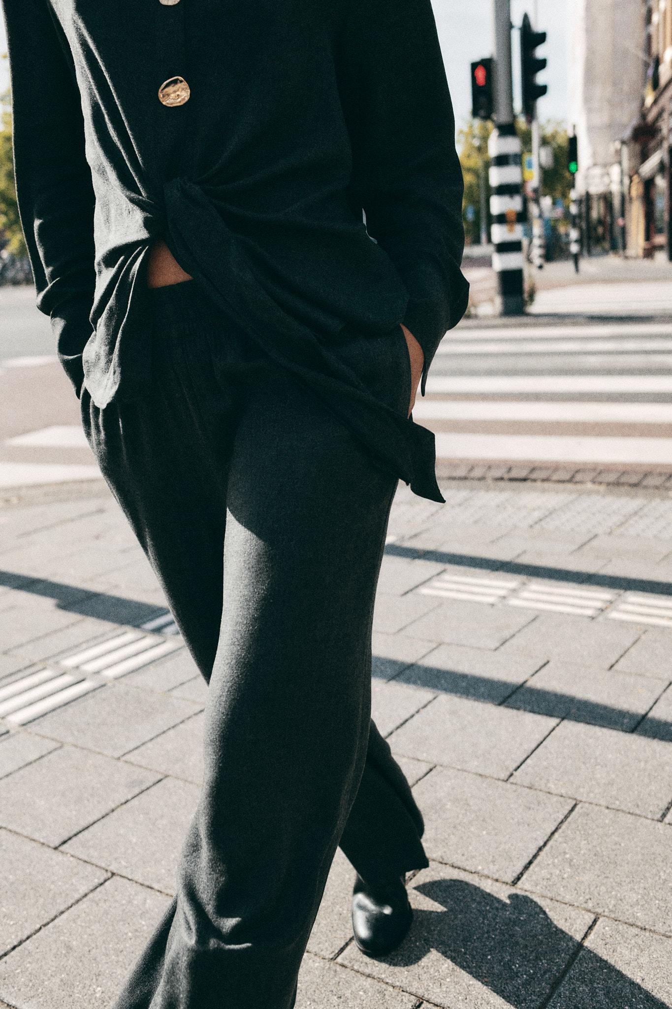 Knotted Metal-Button Shirt