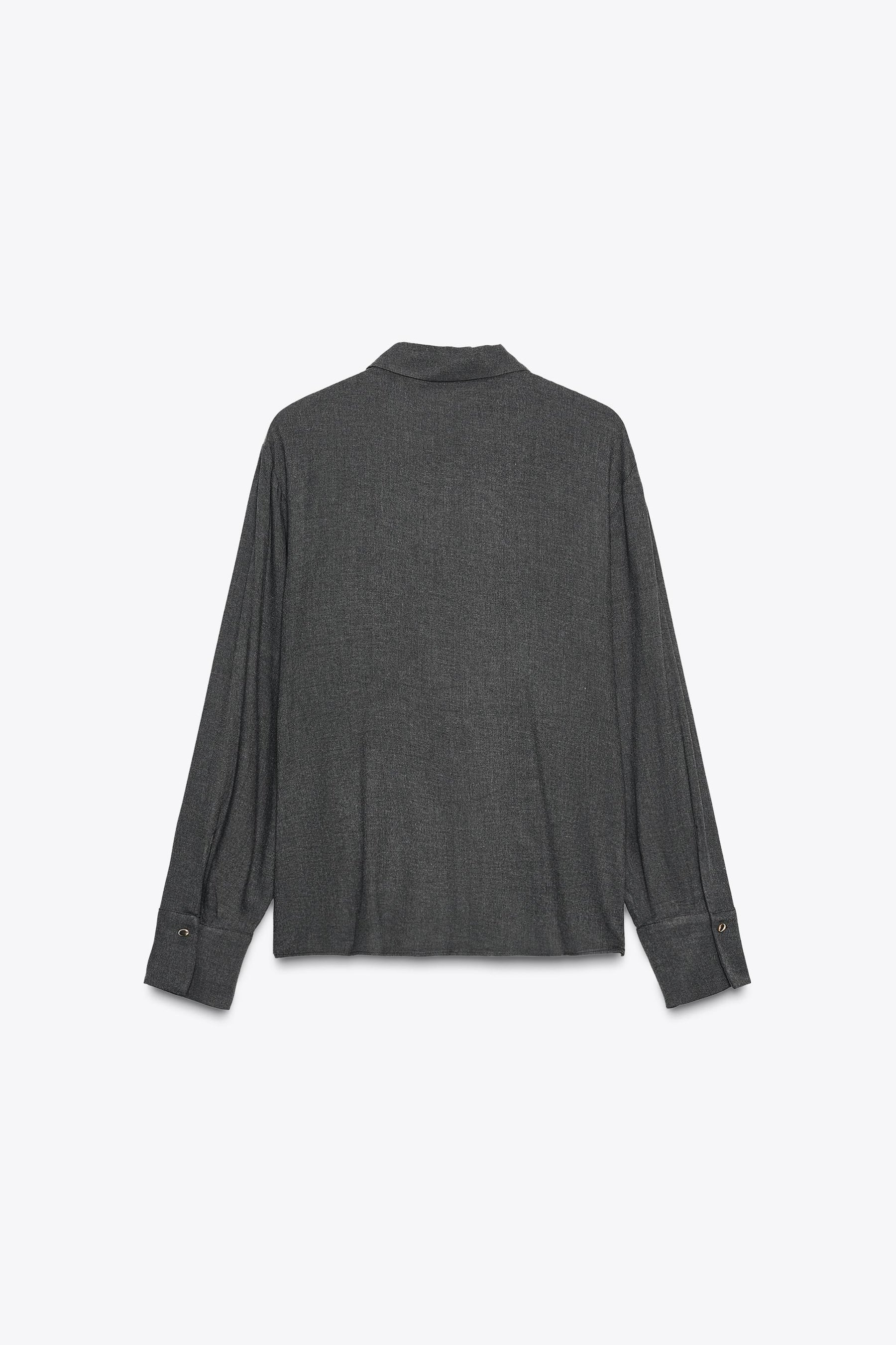 Knotted Metal-Button Shirt