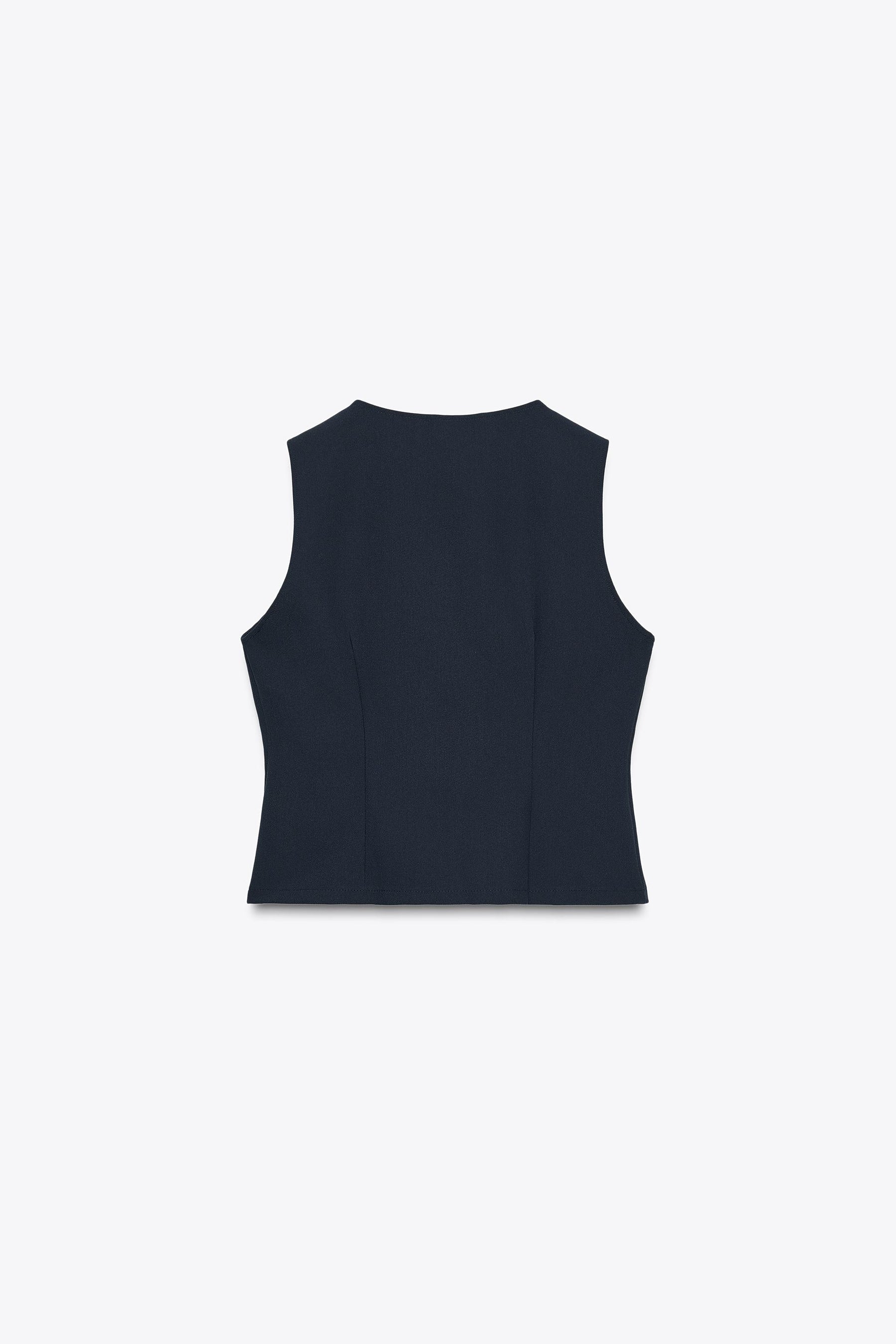 Buckle-Detailed Crepe Top