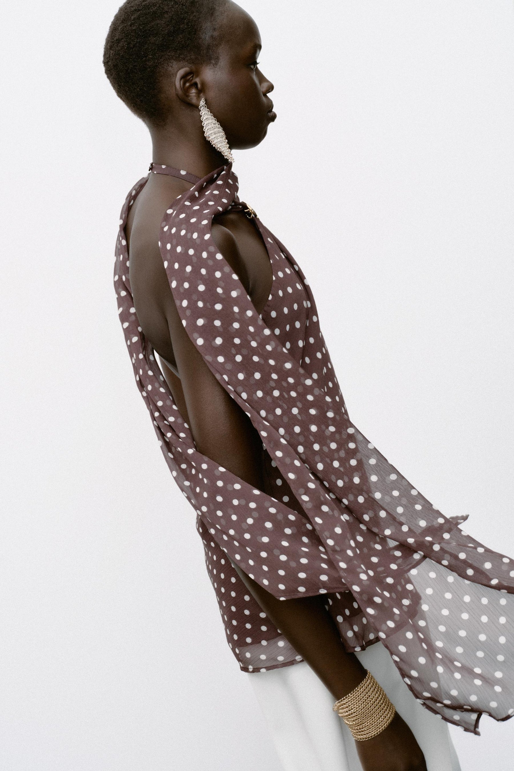 Polka Dot Halter Top