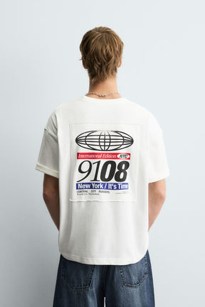 CONTRAST PATCH T-SHIRT - Image 3