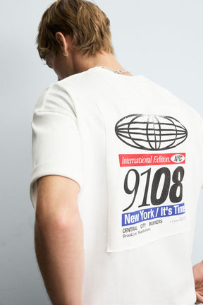 CONTRAST PATCH T-SHIRT - Image 6