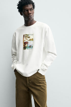 BEAR PRINT T-SHIRT - Image 5