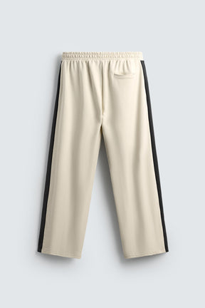 WIDE-LEG JOGGER TROUSERS WITH SIDE TAPING - Image 8