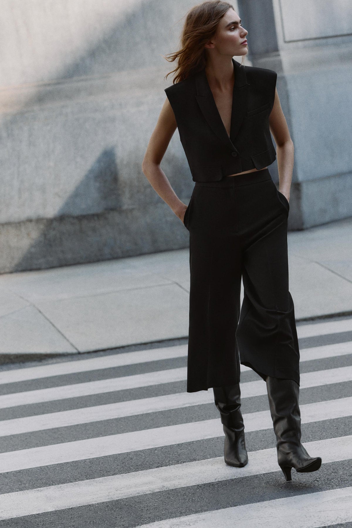 Culotte High-Waist Trousers