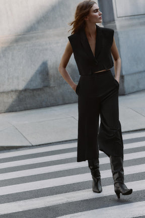 Culotte High-Waist Trousers