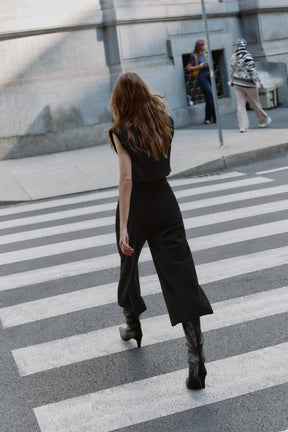 Culotte High-Waist Trousers