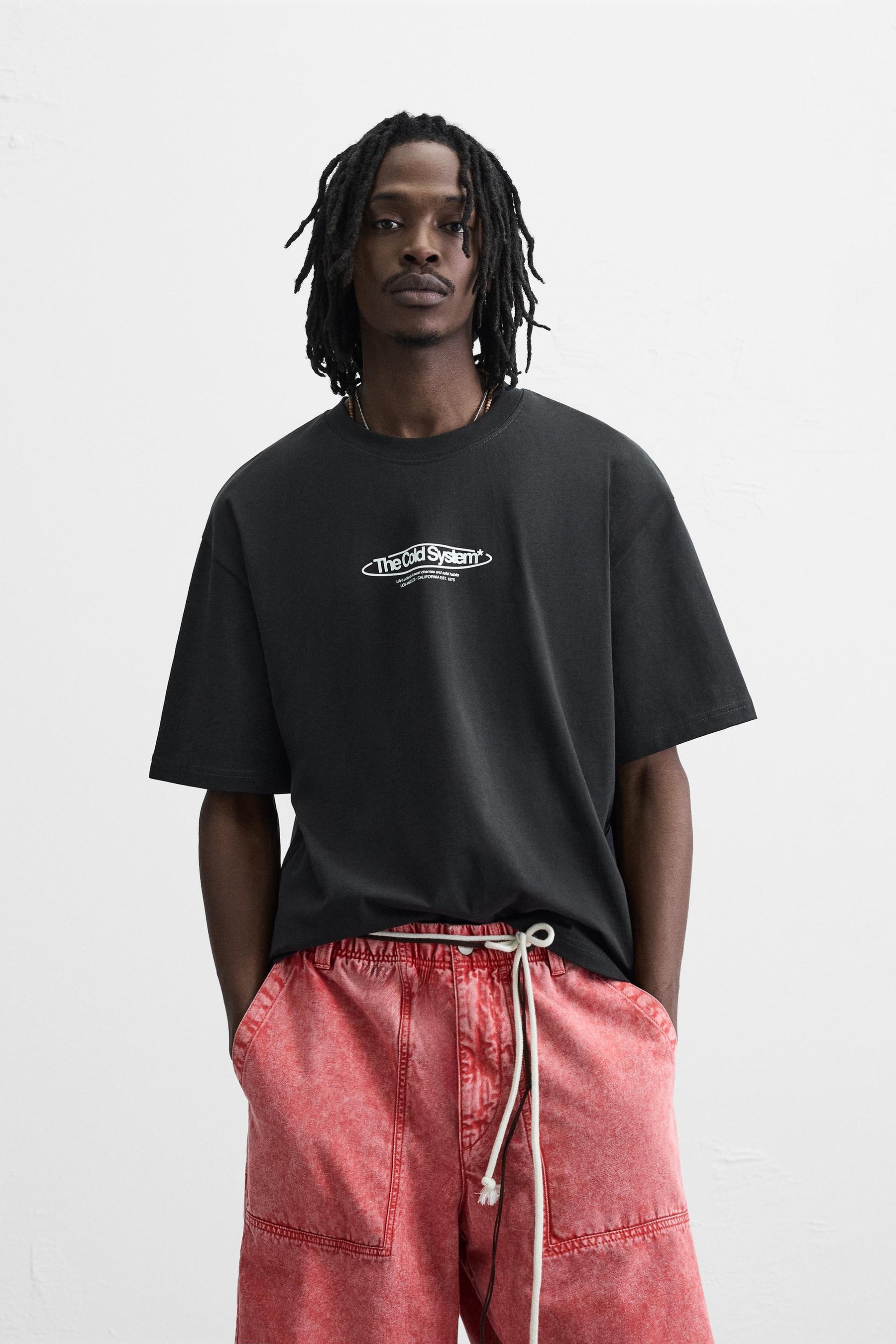 CONTRAST PRINT T-SHIRT - Image 2