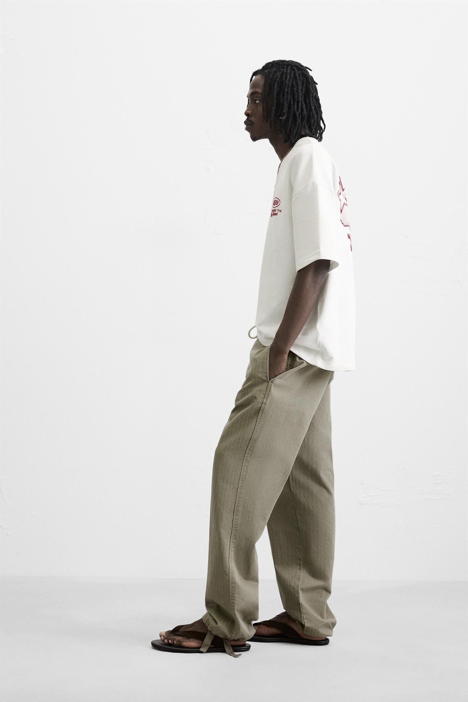 CONTRAST PRINT SWEATSHIRT - Image 4