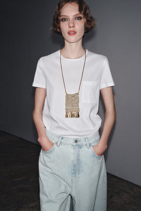 Mercerised cotton shirt