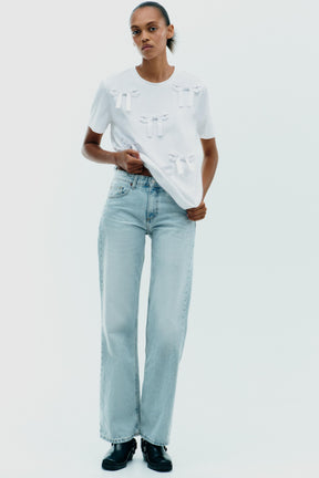 Bow-Detailed T-Shirt