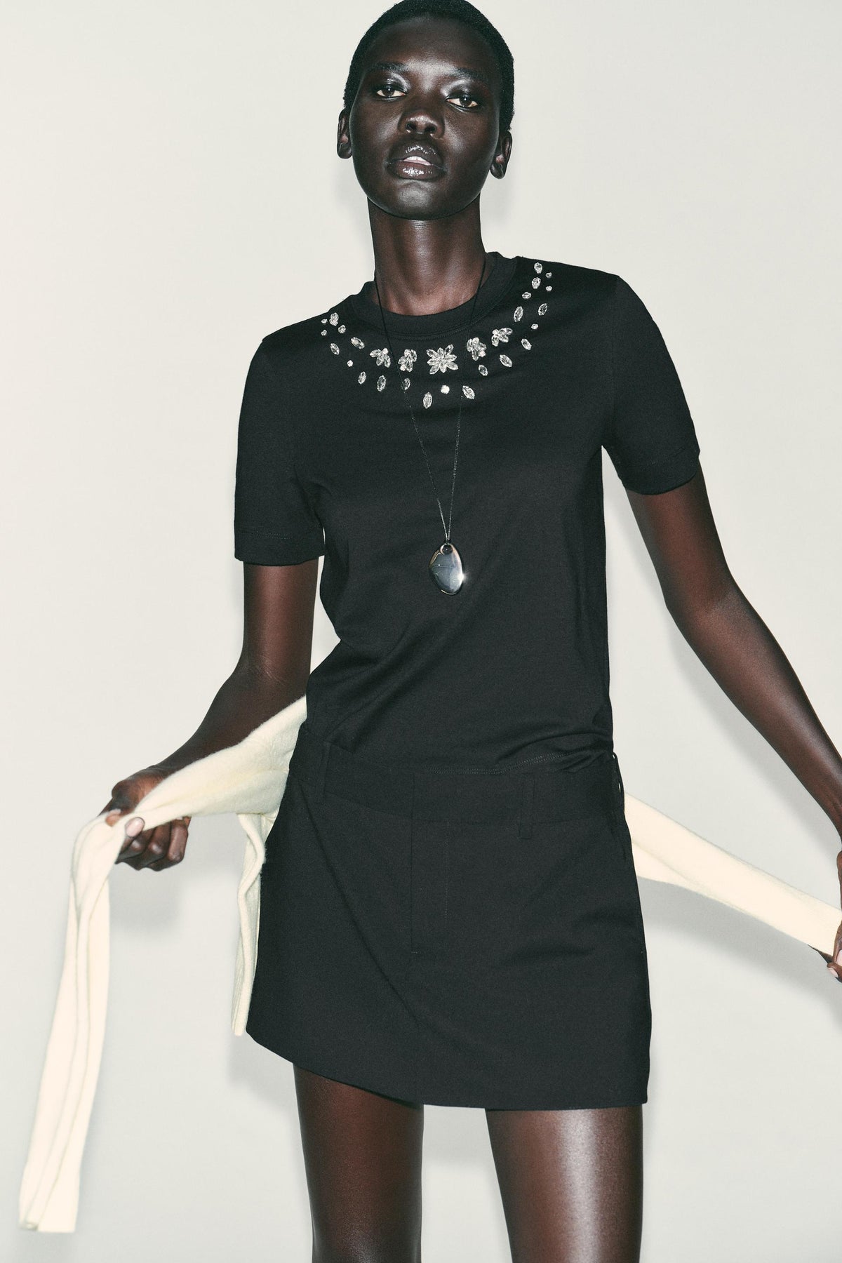 Jewel Embellished T-Shirt