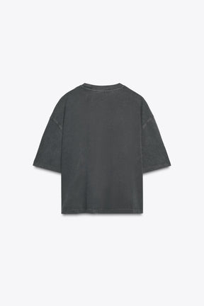 Faded-Effect T-Shirt