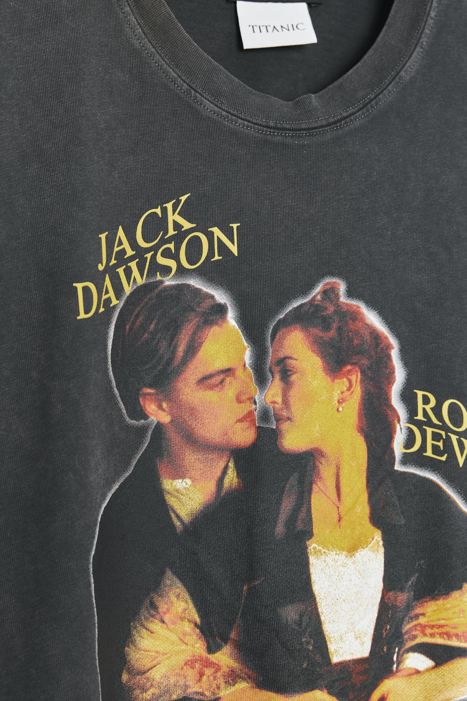 Faded-Effect T-Shirt