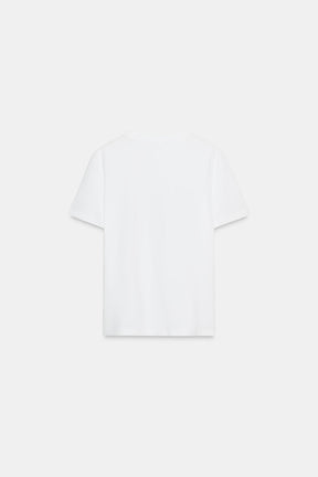 Organza Slogan T-Shirt