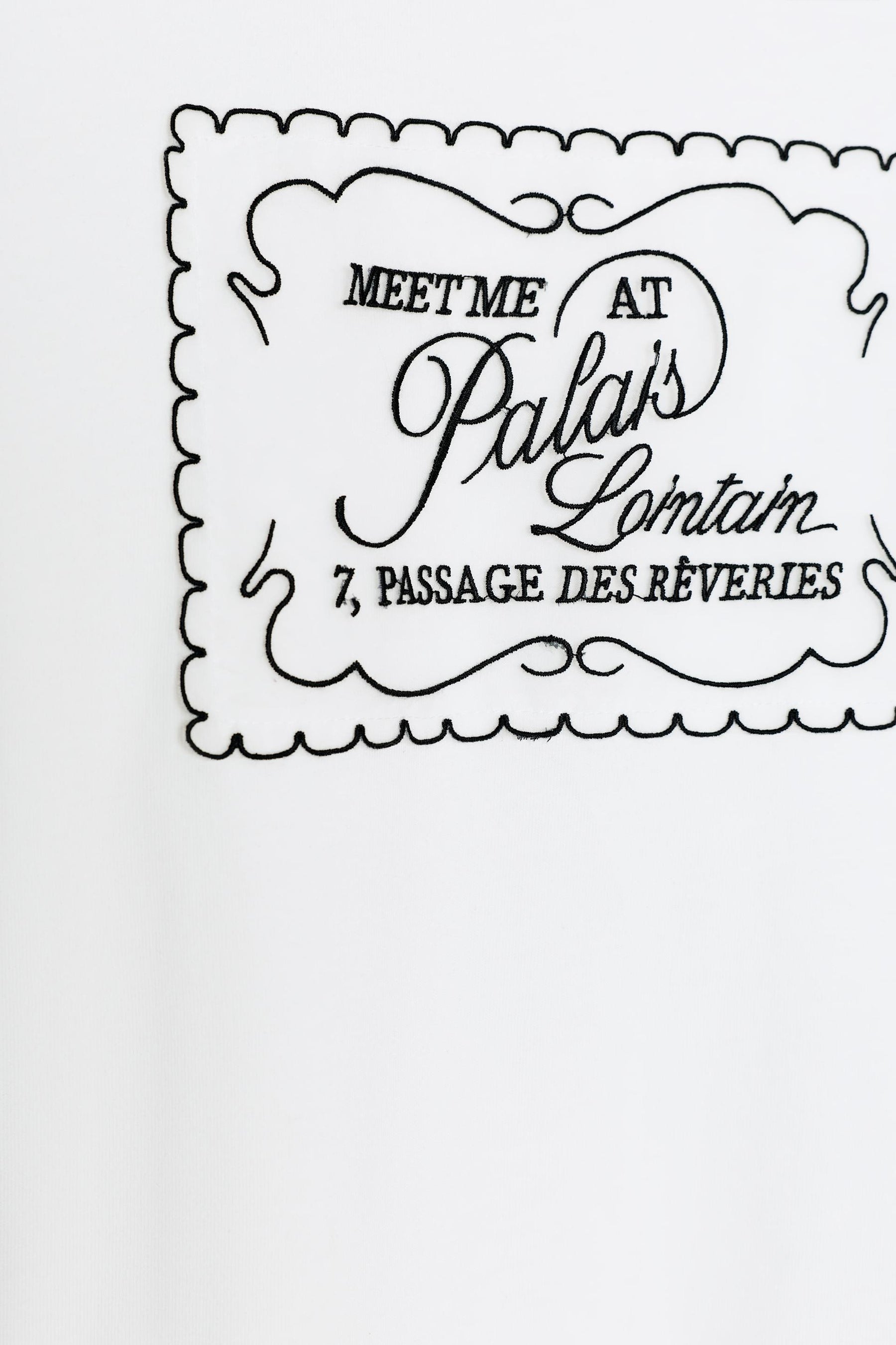 Organza Slogan T-Shirt