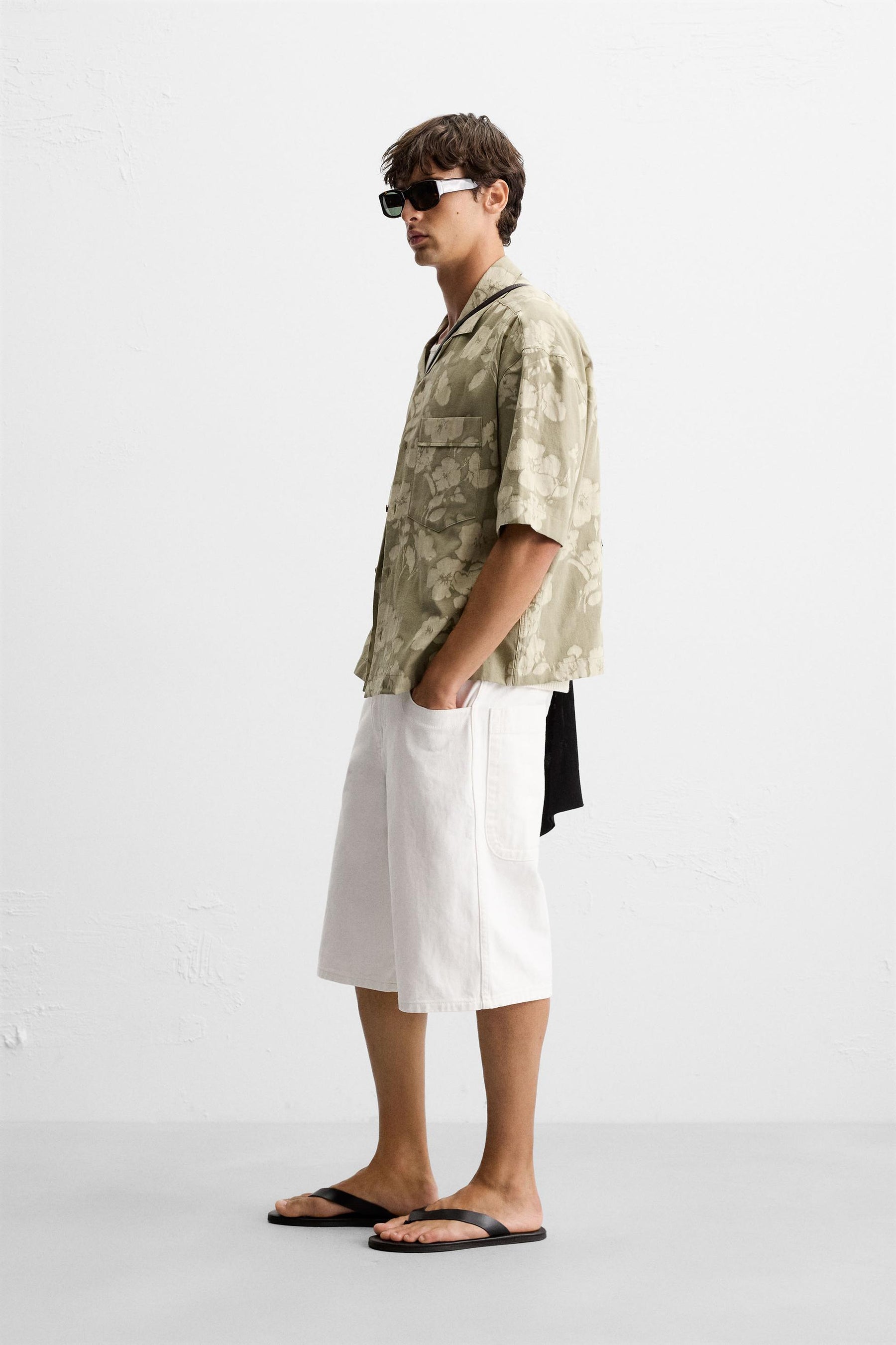 FLORAL JACQUARD SHIRT - Image 4