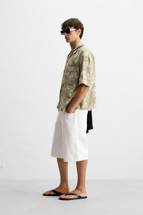 FLORAL JACQUARD SHIRT - Image 4