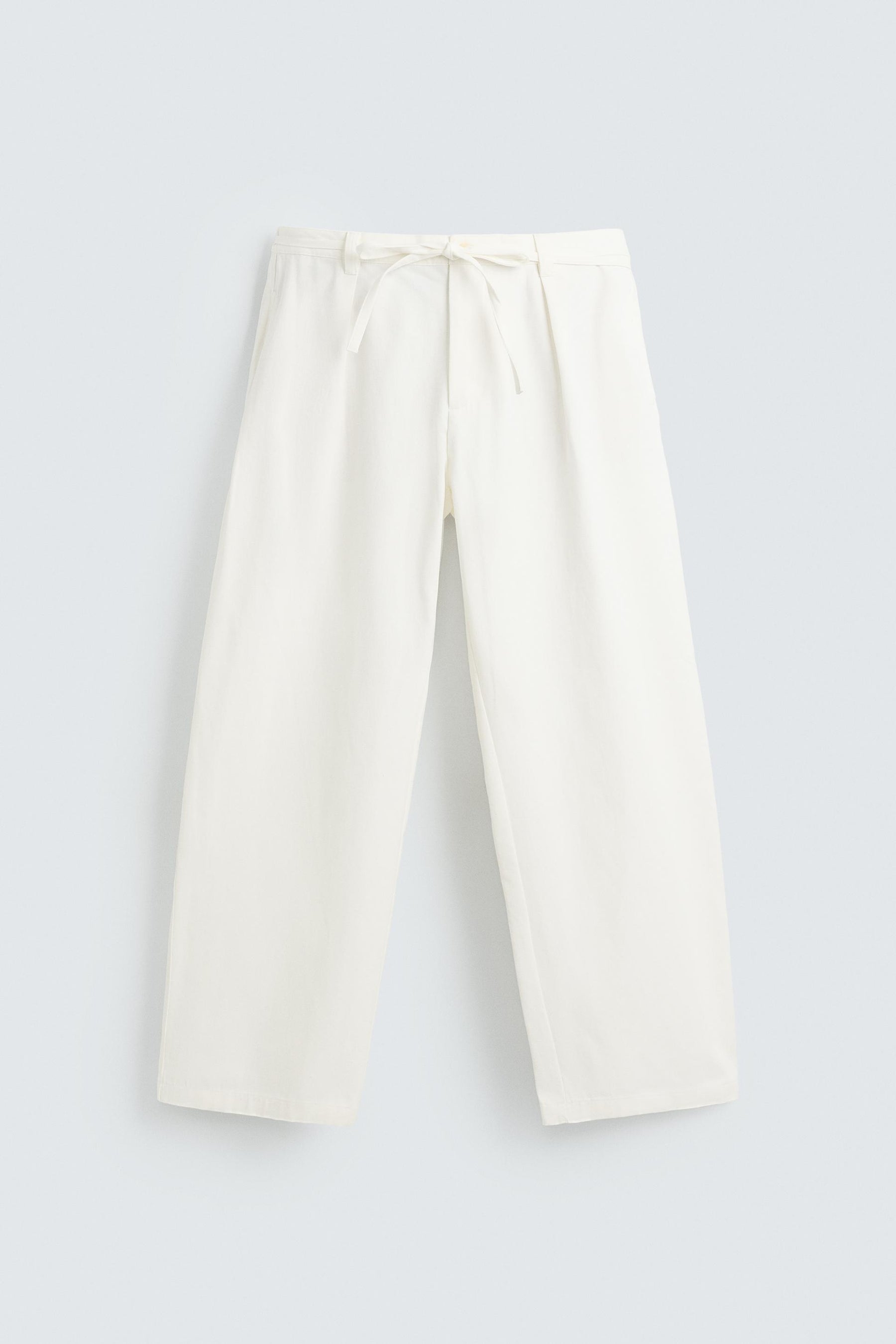 RELAXED FIT PLEATED TROUSERS - Image 5