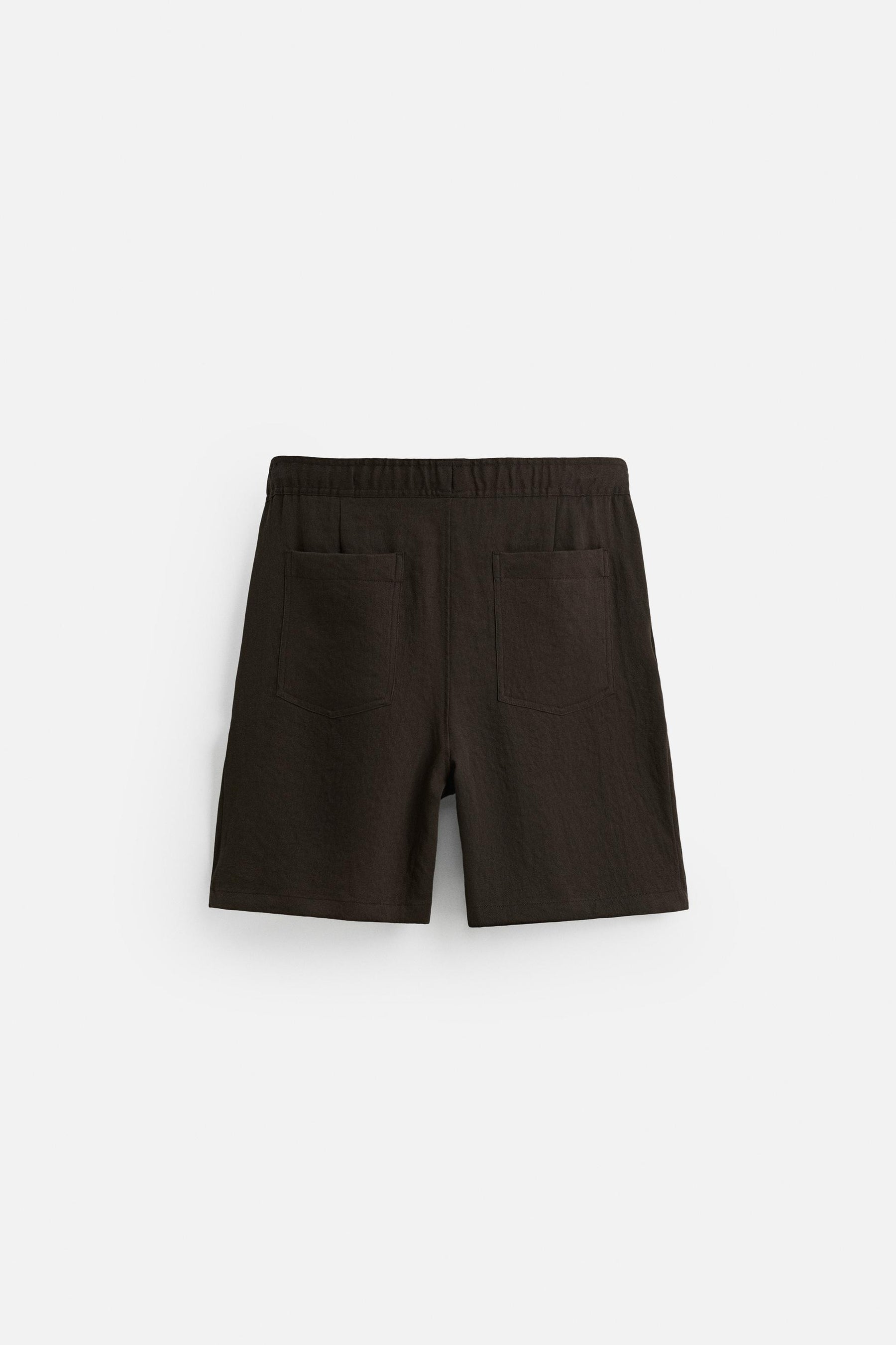 PLEATED FLOWING BERMUDA SHORTS - Image 7