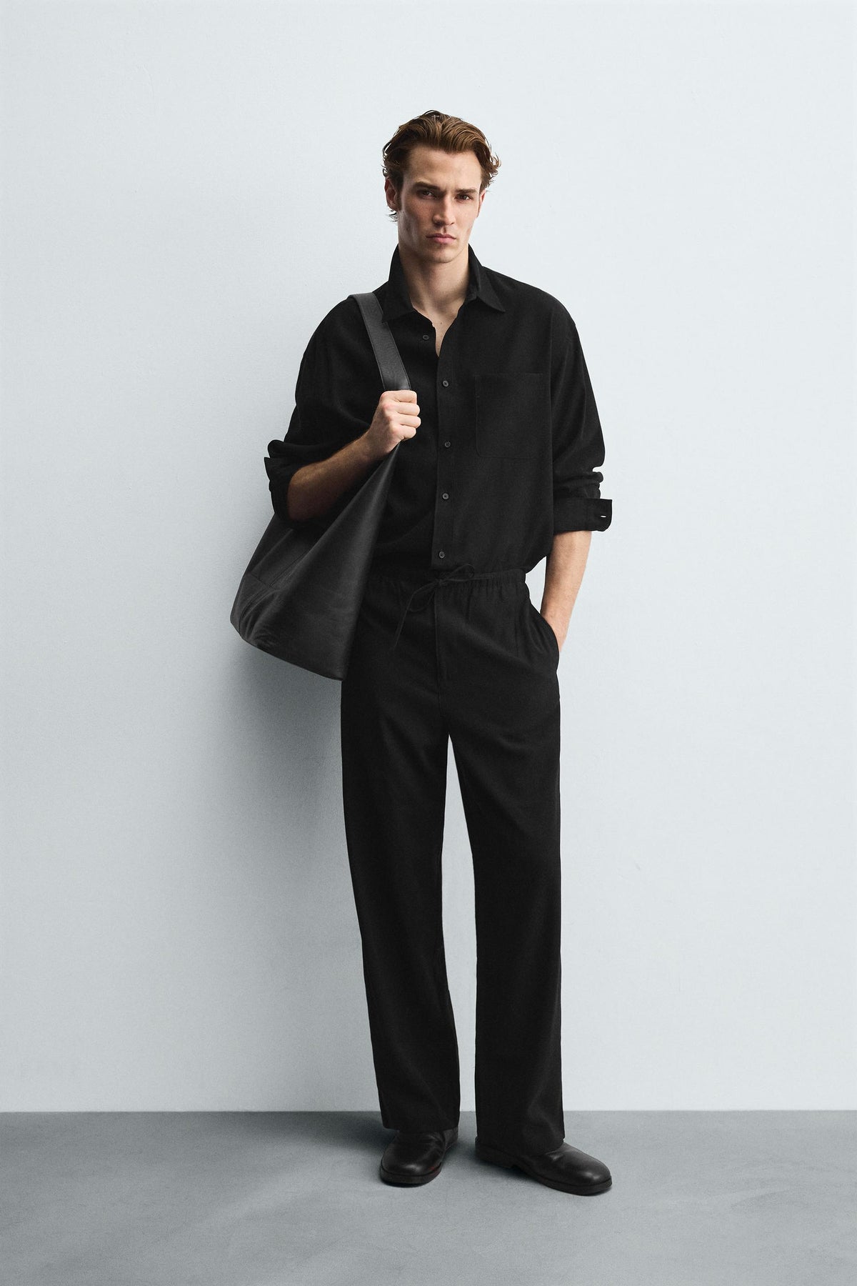 RELAXED FIT FLOWY SHIRT - Image 1