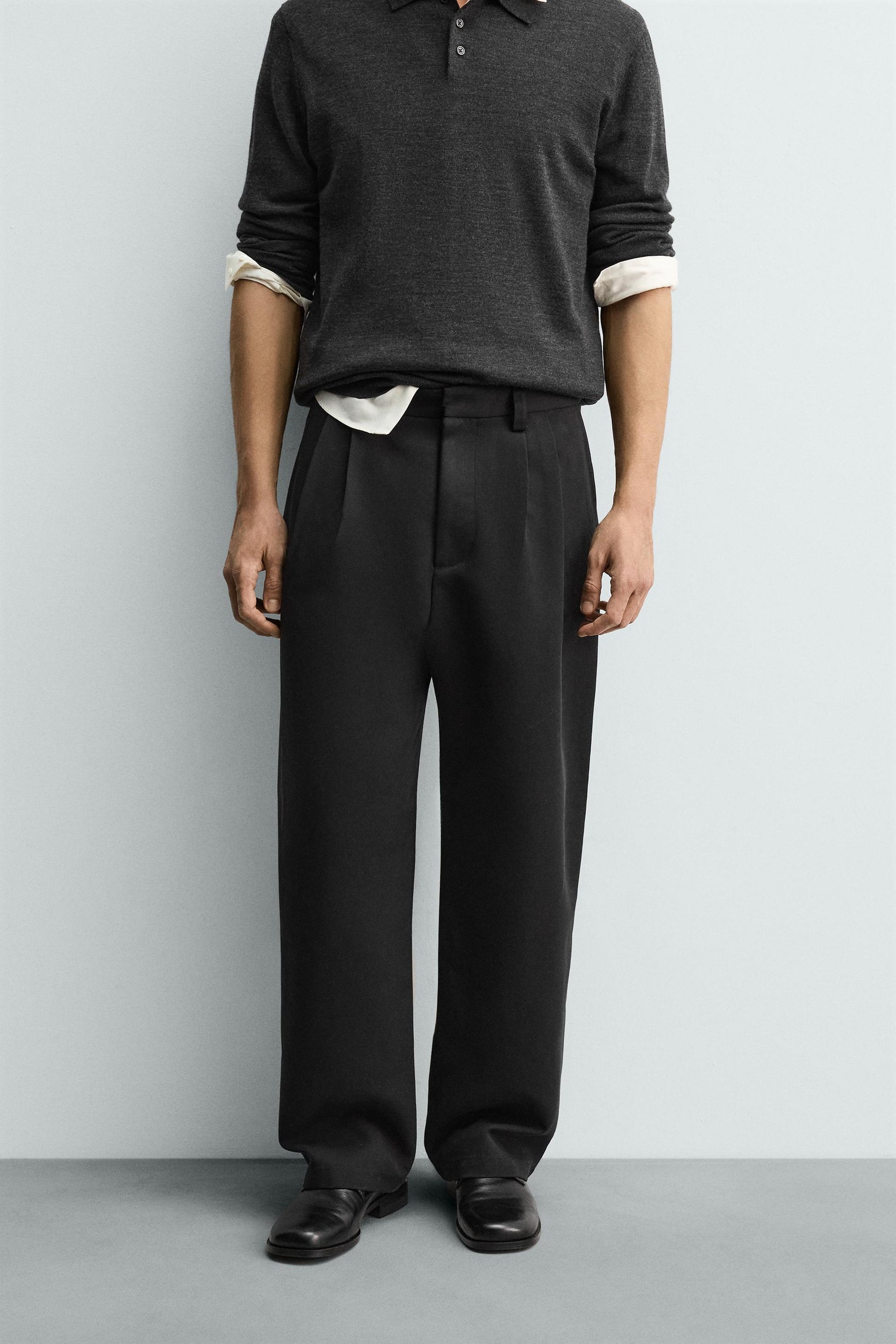 Balloon Pleated Trousers