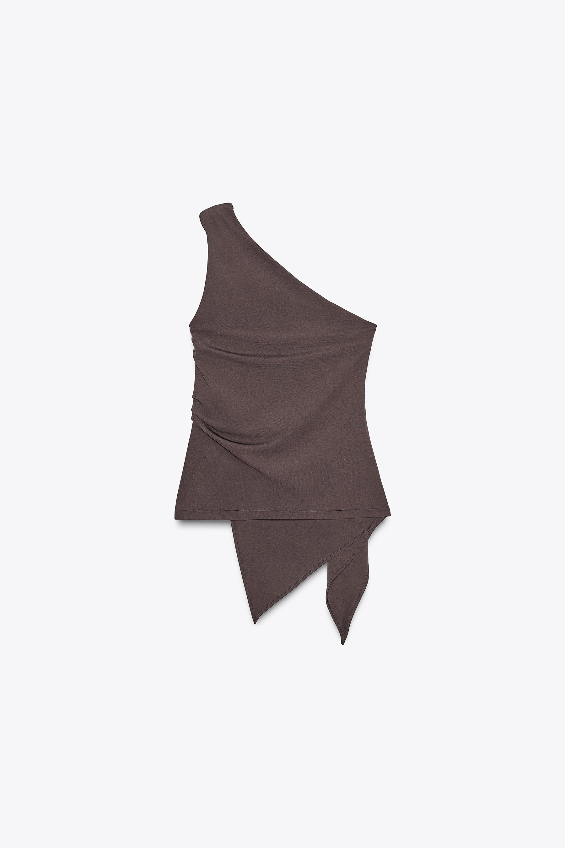 Asymmetric Crepe Top