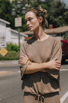 Cut-Out Knit Shirt