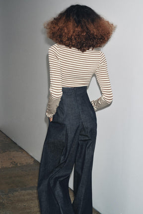 STRIPED LONG-SLEEVE SHIRT