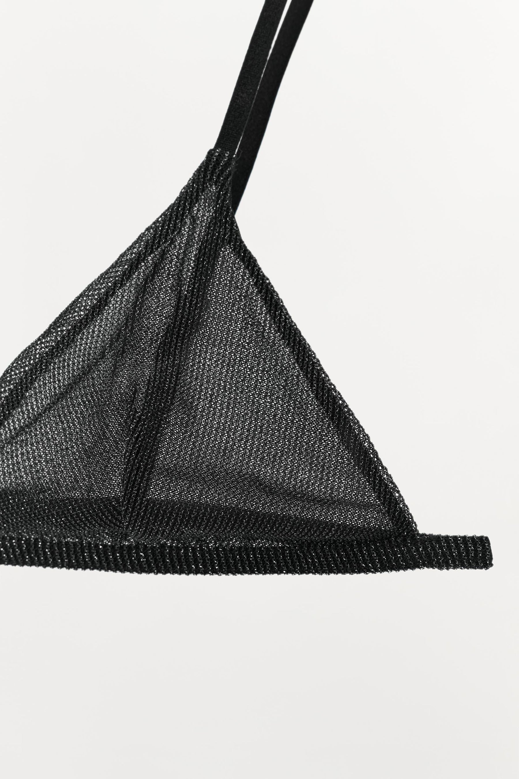 METALLIC THREAD BRALETTE