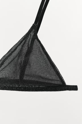 METALLIC THREAD BRALETTE