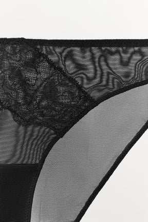 MESH LACE BRIEFS