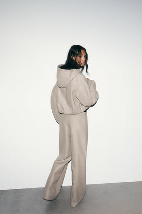 Soft High-Waist Trousers