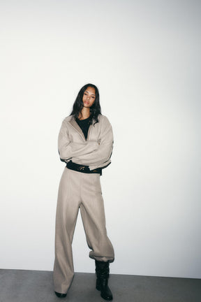 Soft High-Waist Trousers