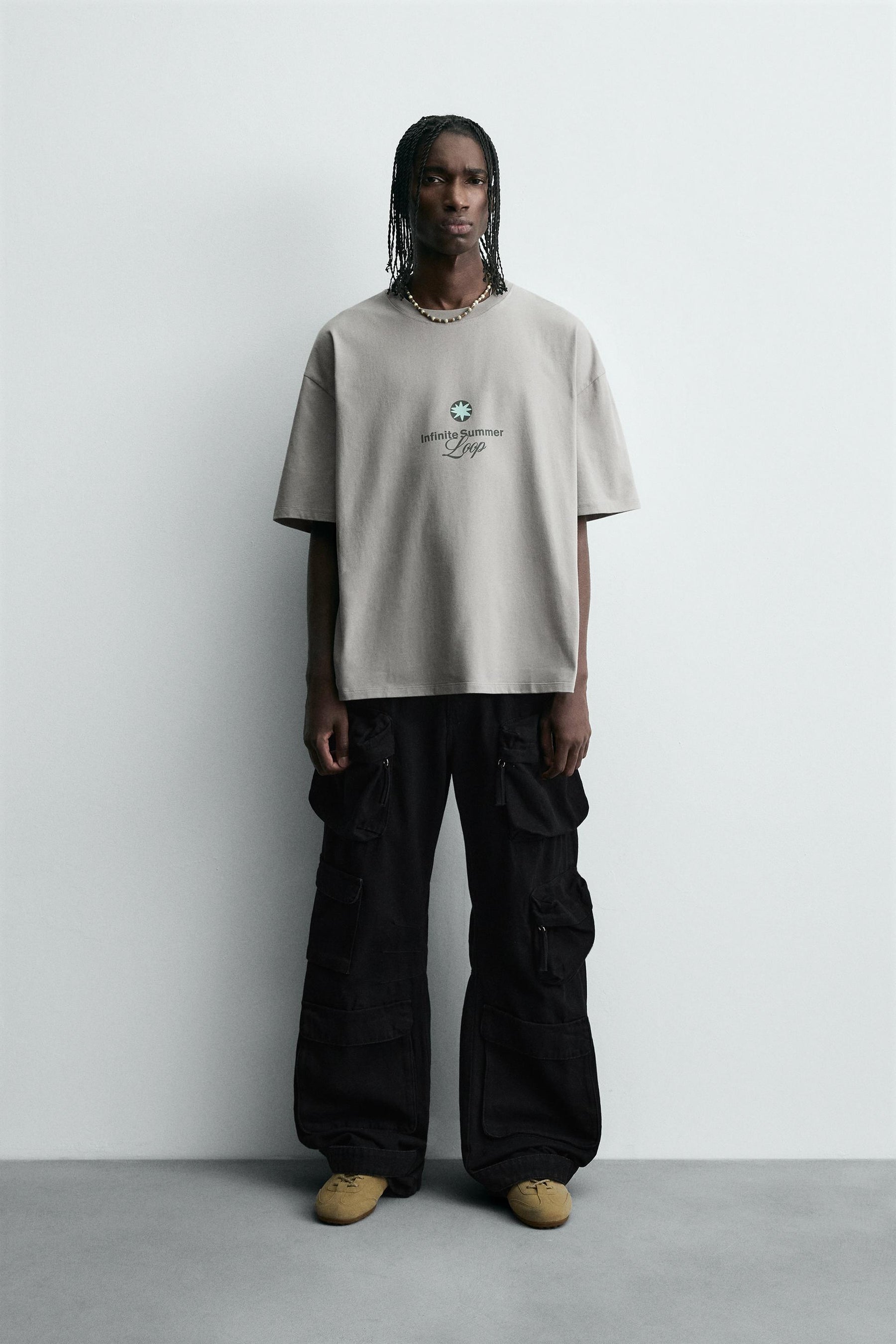 STAR PRINT T-SHIRT - Image 1