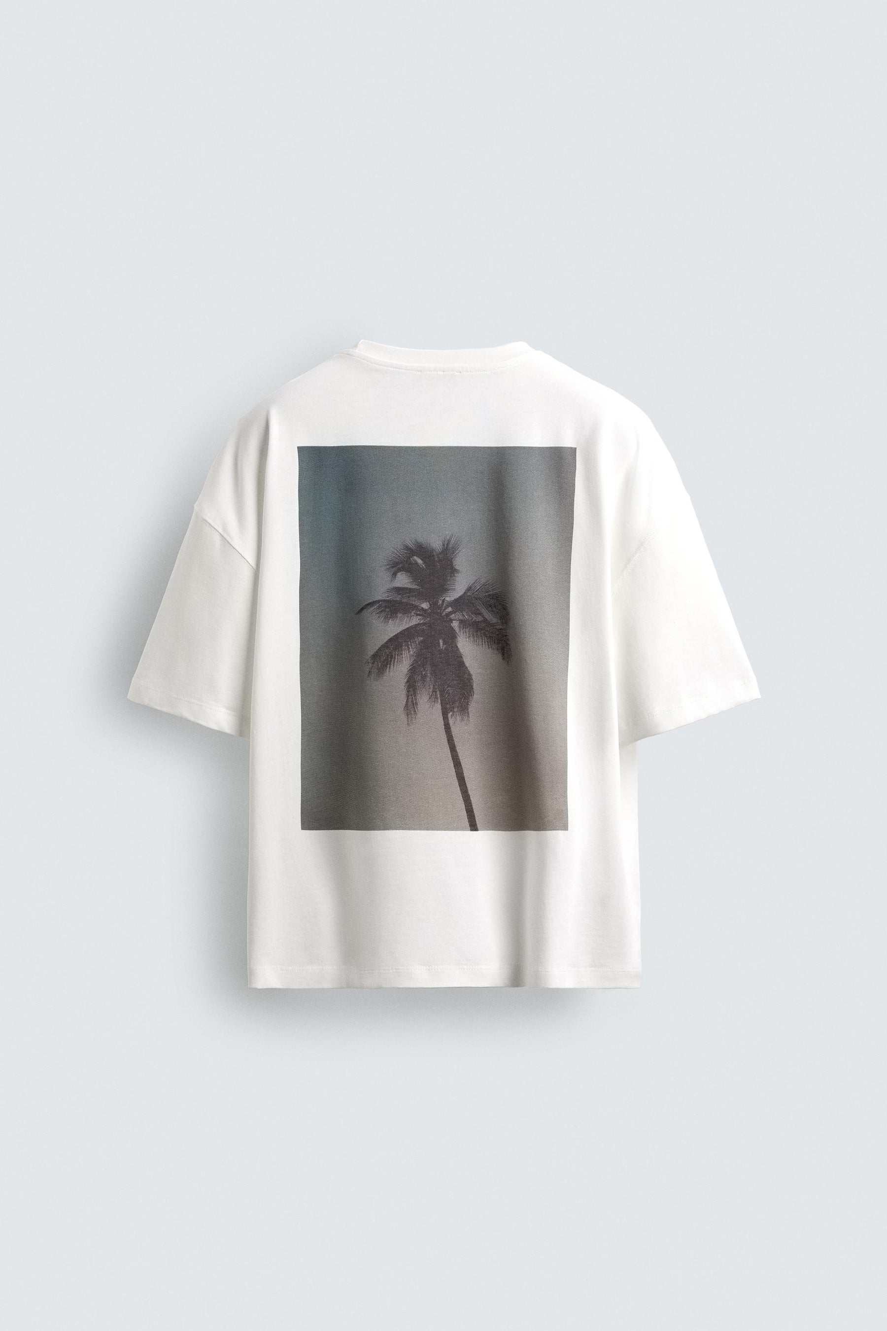 PALM TREE PRINT T-SHIRT - Image 7