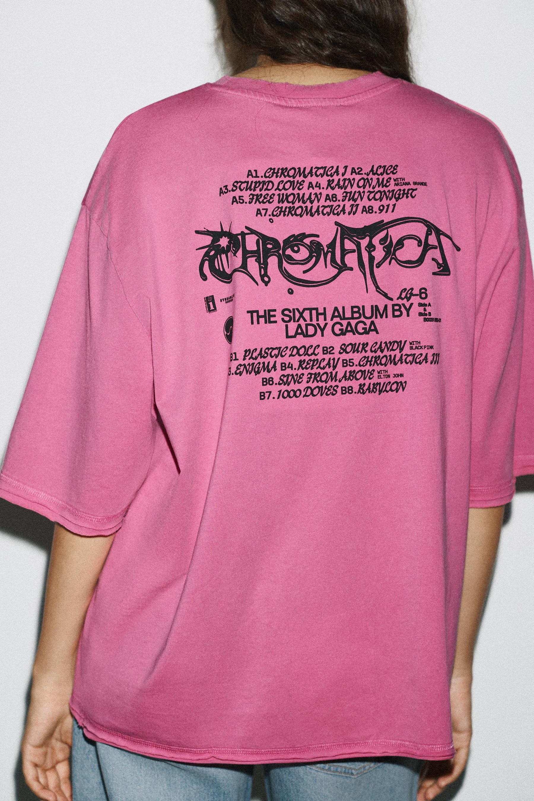 Washed-effect T-shirt