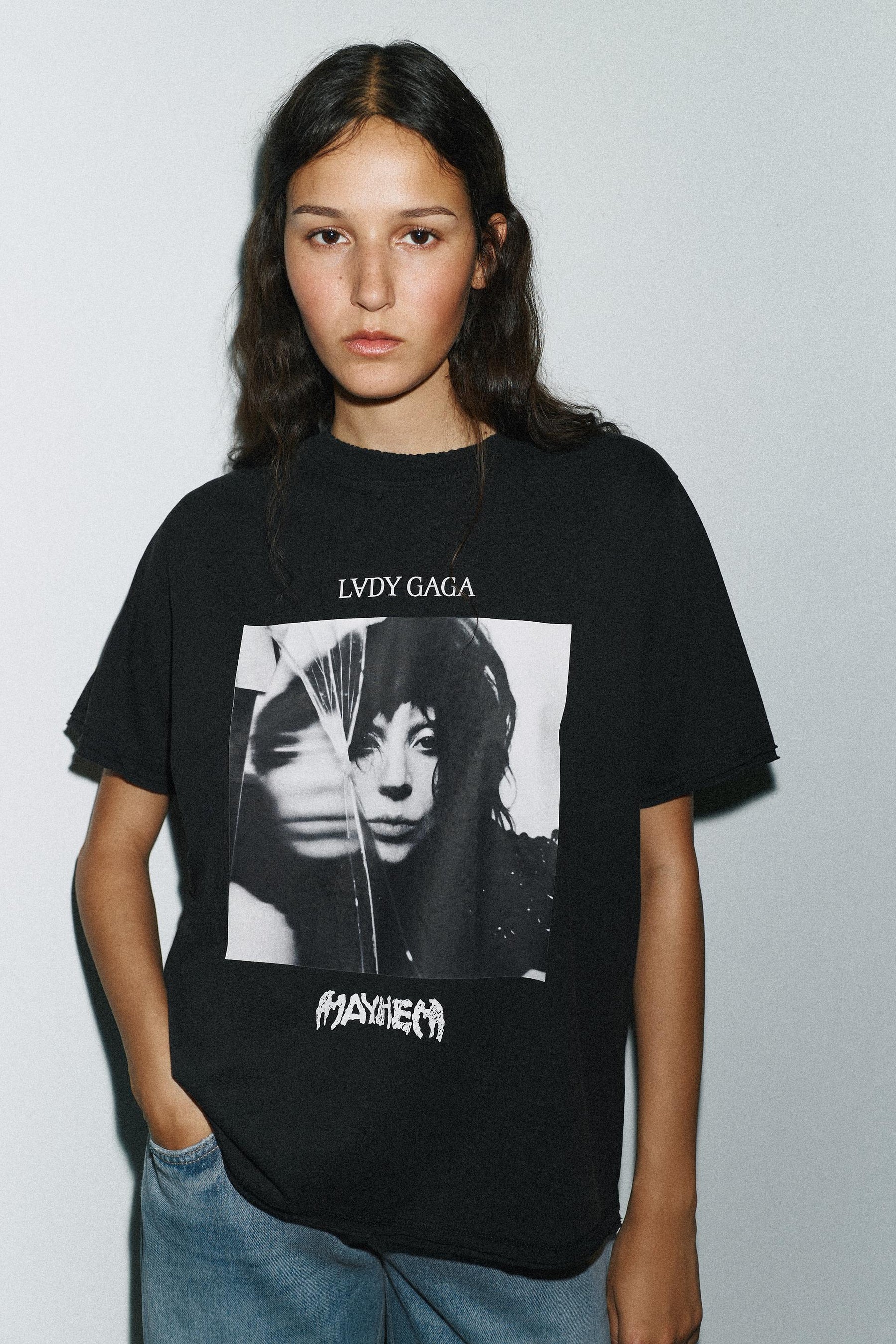 FADED-EFFECT T-SHIRT