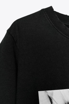 FADED-EFFECT T-SHIRT