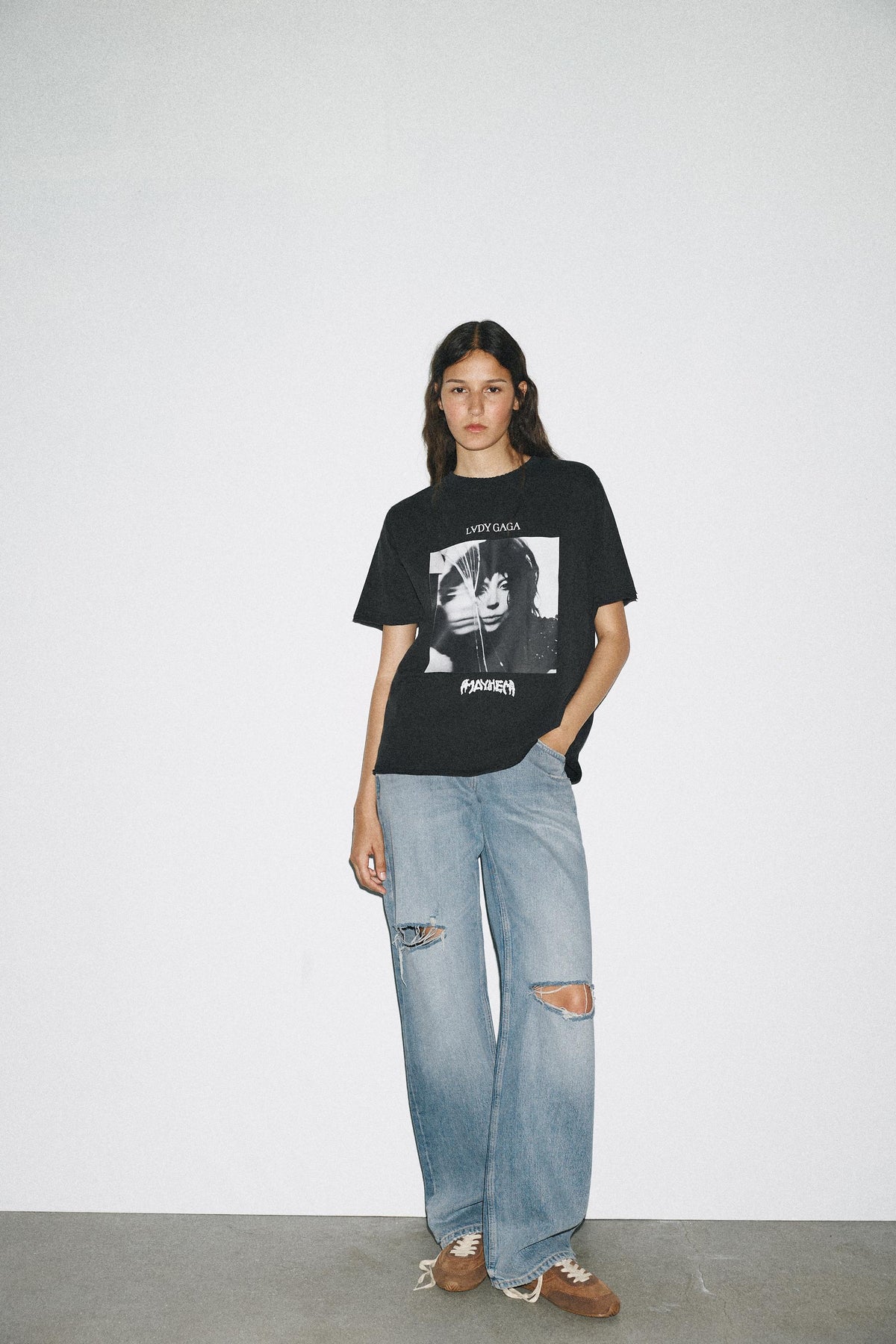 FADED-EFFECT T-SHIRT