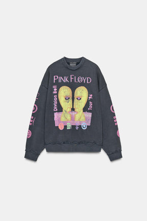 Washed-effect sweatshirt