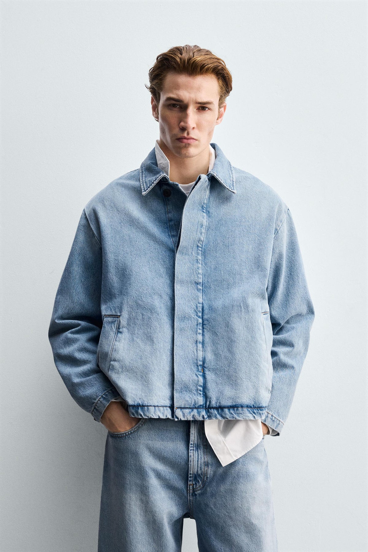 WASHED DENIM JACKET - Image 2