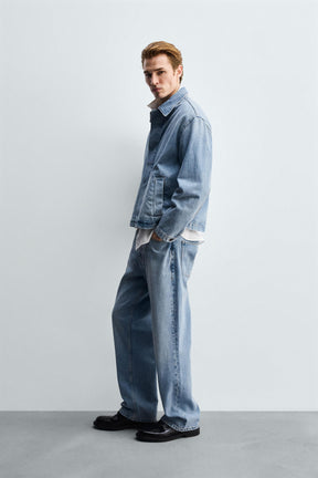 WASHED DENIM JACKET - Image 4