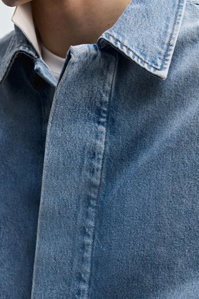 WASHED DENIM JACKET - Image 6