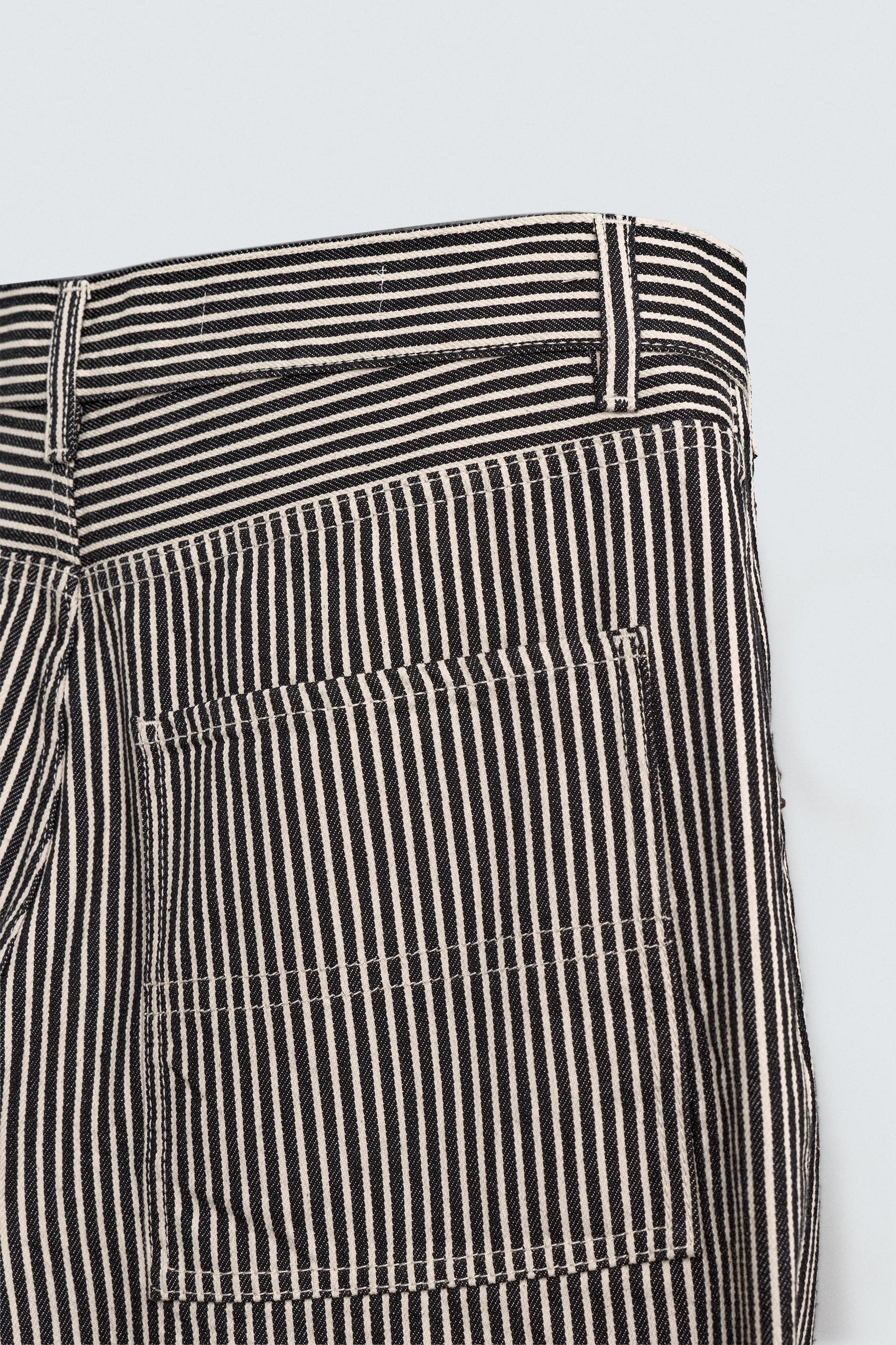 BAGGY FIT STRIPED CARPENTER TROUSERS - Image 10