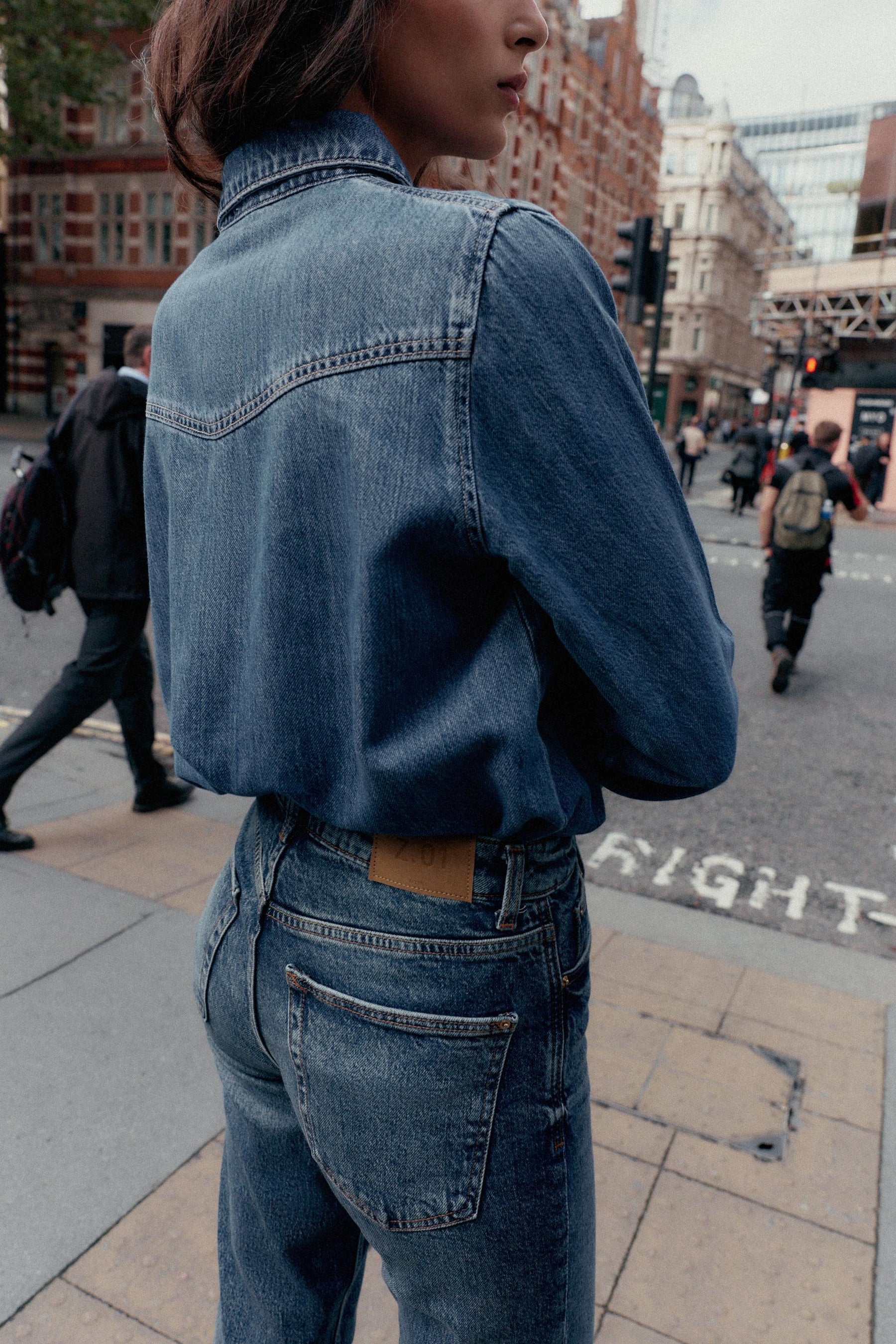Fluid Denim Shirt